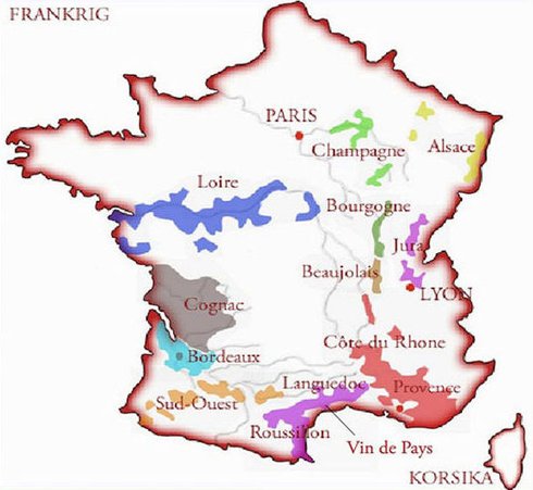 Franske vinområder